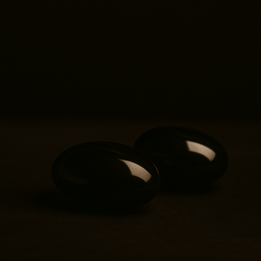 Obsidian Scrying Stones